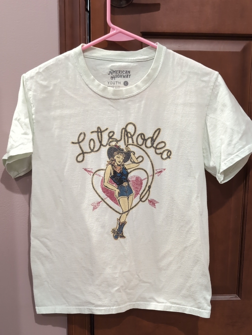 American Highway from The Buckle Youth "Let's Rodeo" Mint Graphic Tee